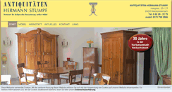 Desktop Screenshot of antik-stumpf.de
